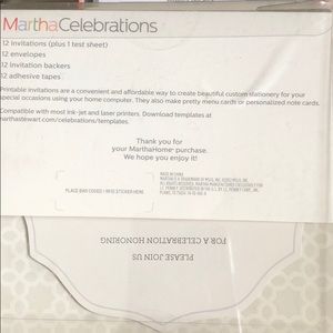 Martha Stewart | Party Supplies | Martha Stewart Printable ...